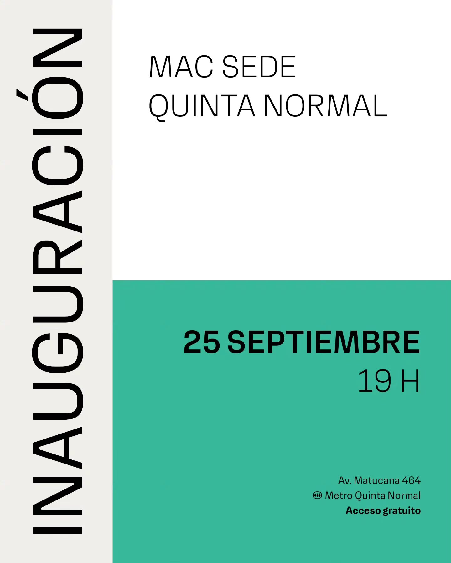 Inauguración del segundo periodo de exposiciones 2026 de MAC sede Quinta Normal