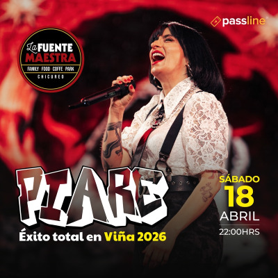 Piare y Su Show "Me Dejai Como Handroll" en vivo en La Fuente Maestra Chicureo