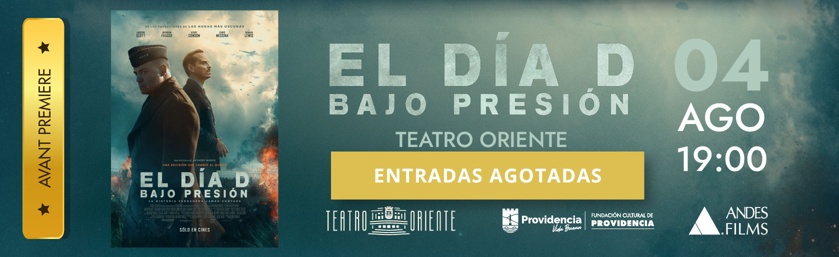 AVANT PREMIÈRE “EL DÍA D: BAJO PRESIÓN”