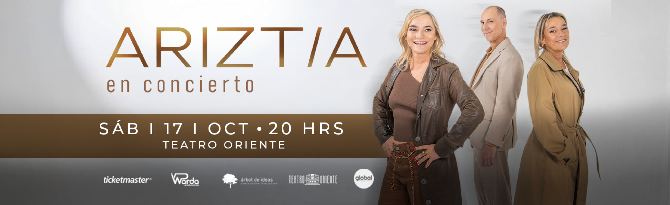 ARIZTÍA UNICO CONCIERTO EN TEATRO ORIENTE