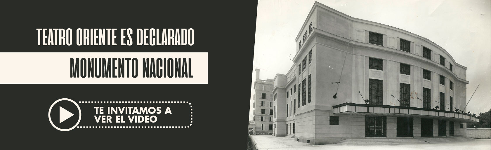 Teatro Oriente es declarado Monumento nacional