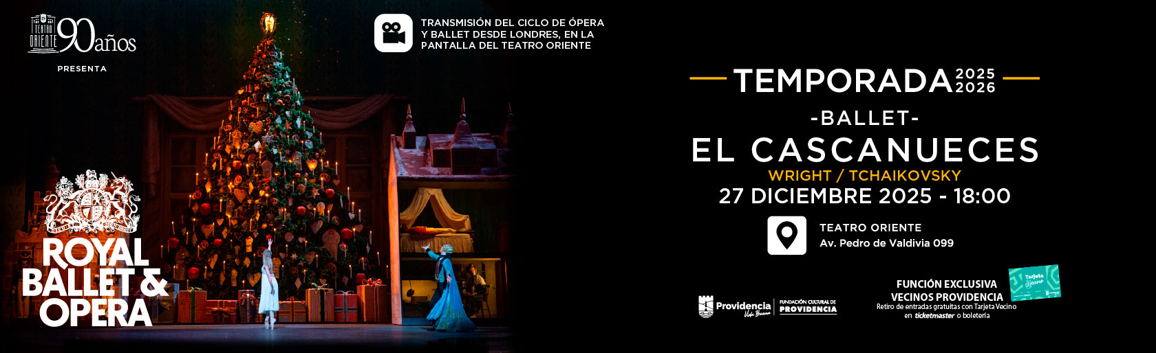 TRANSMISIÓN BALLET “EL CASCANUECES”