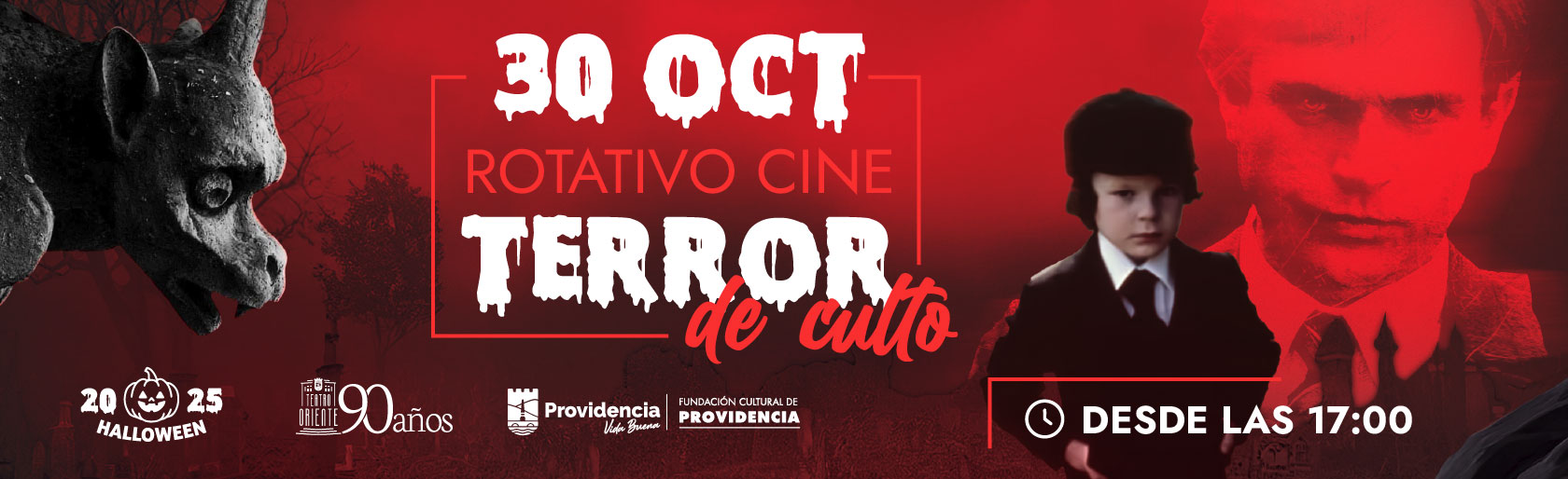 ROTATIVO DE CINE TERROR DE CULTO