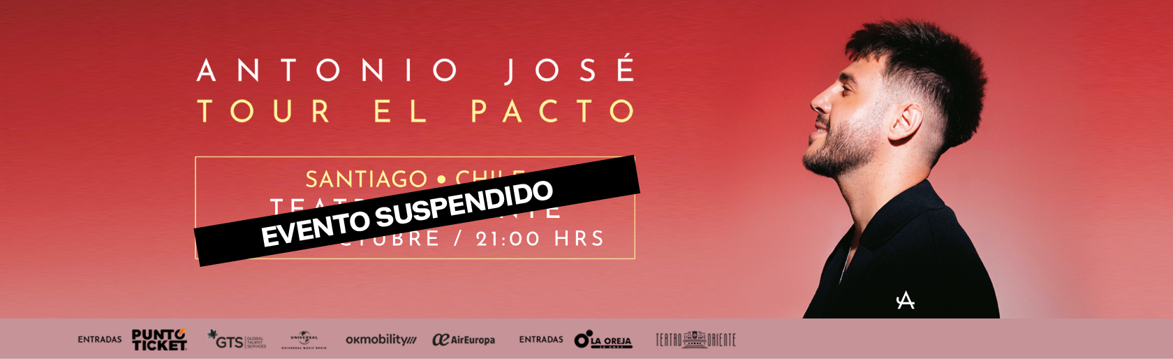 ANTONIO JOSÉ REGRESA A CHILE CON SU APLAUDIDO “TOUR EL PACTO”