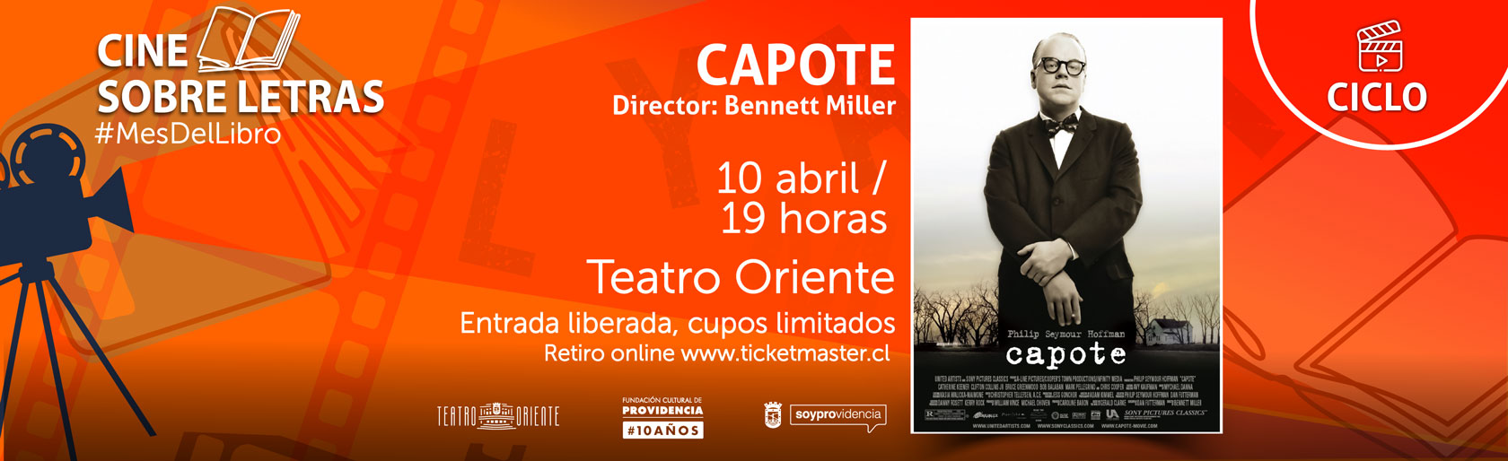 CICLO CINE SOBRE LETRAS: PELÍCULA «CAPOTE»