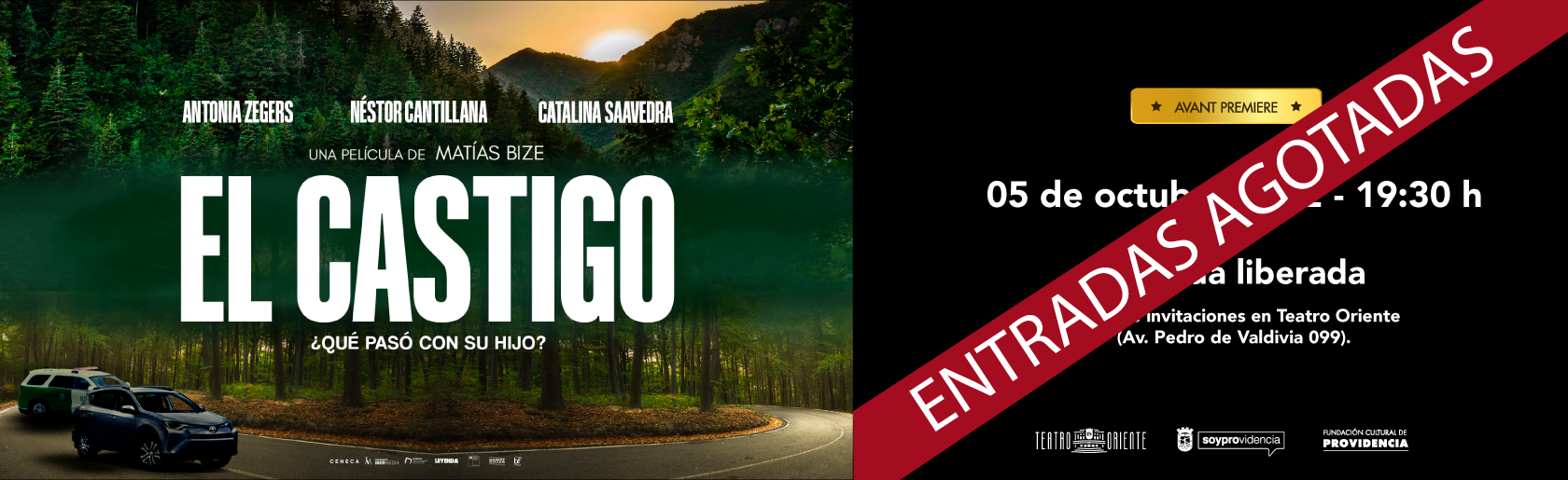 AVANT PREMIERE “EL CASTIGO”