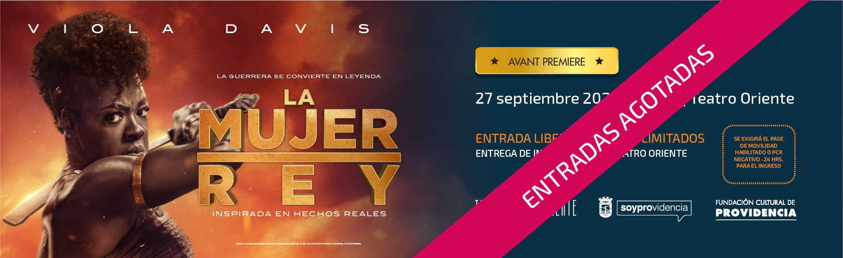 AVANT PREMIERE “LA MUJER REY”