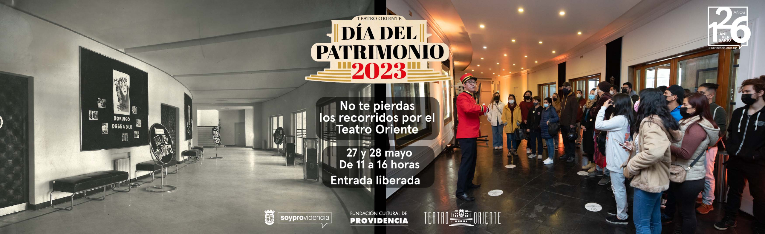 DÍA DEL PATRIMONIO: CINE Y RECORRIDOS POR EL BACKSTAGE DEL TEATRO ORIENTE