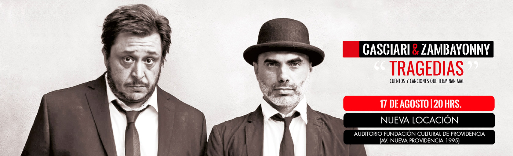 Hernán Casciari y Zambayonny «Tragedias»